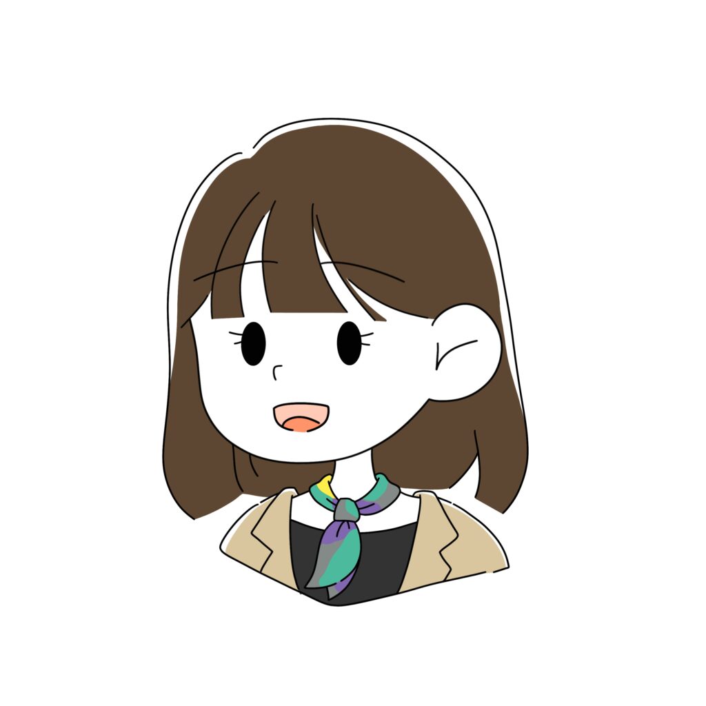 筆者が微笑んでいる