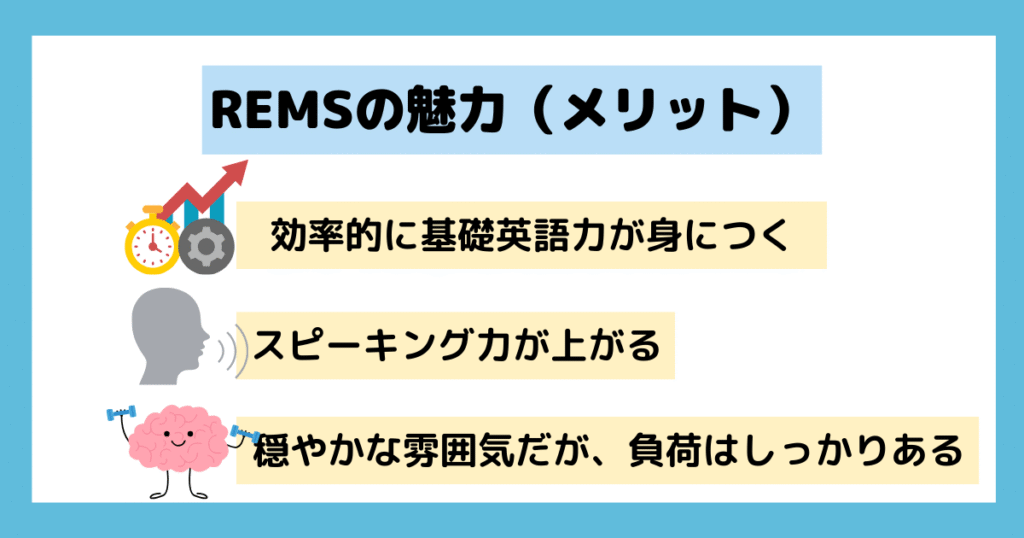REMSメリット